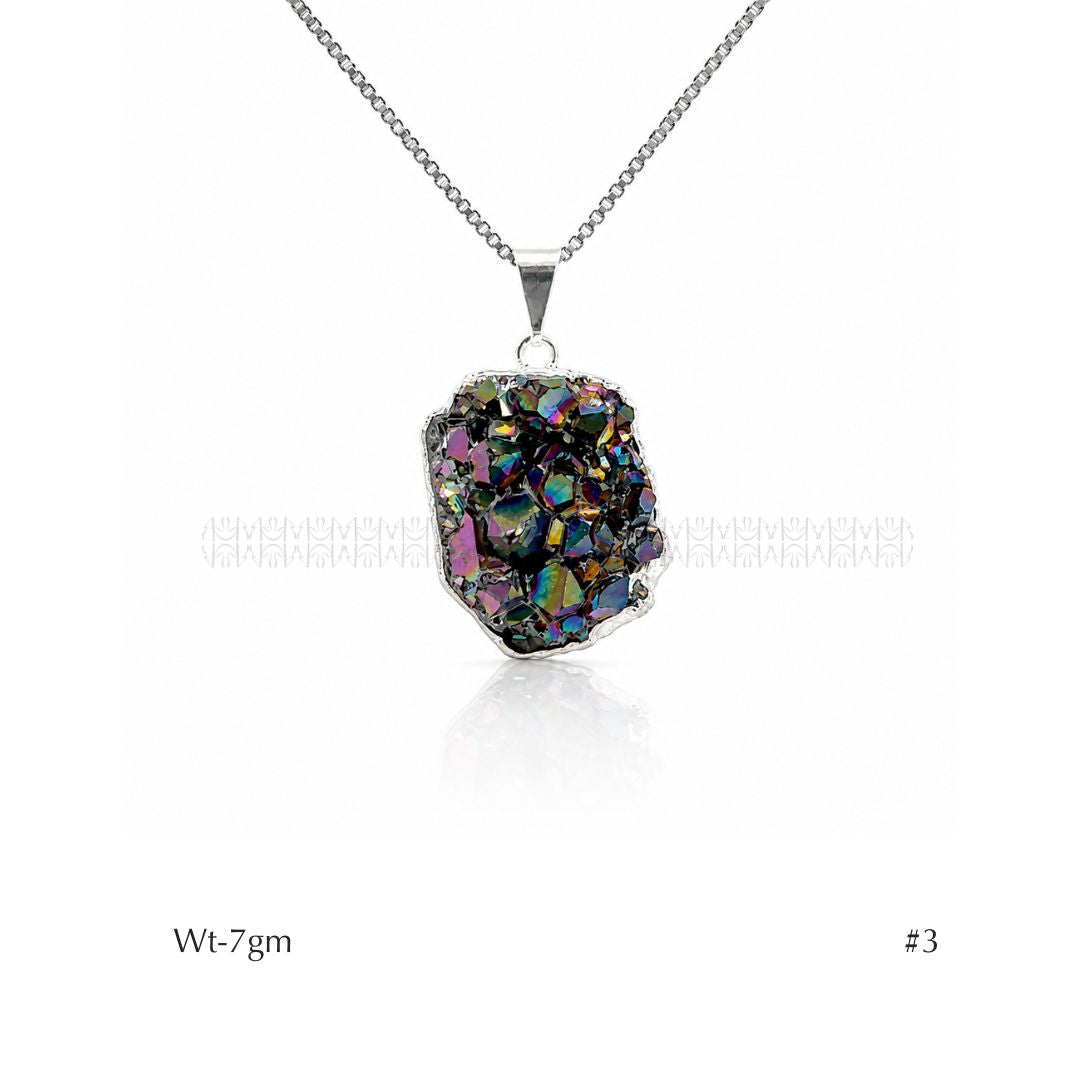 Rainbow Black Tourmaline Pendant Pendant