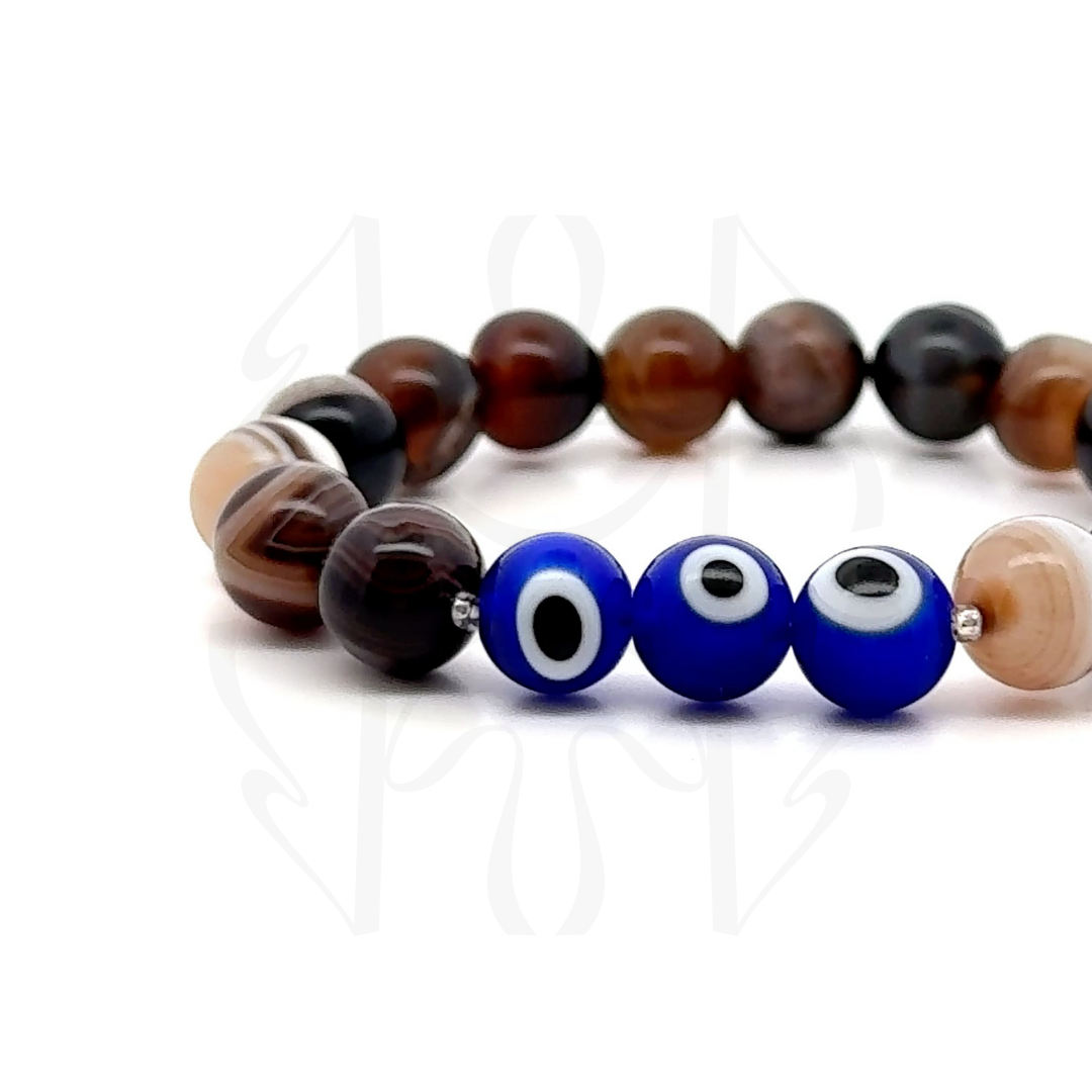 Reverse Evil Eye Mixel Crystal Bracelet Mixel