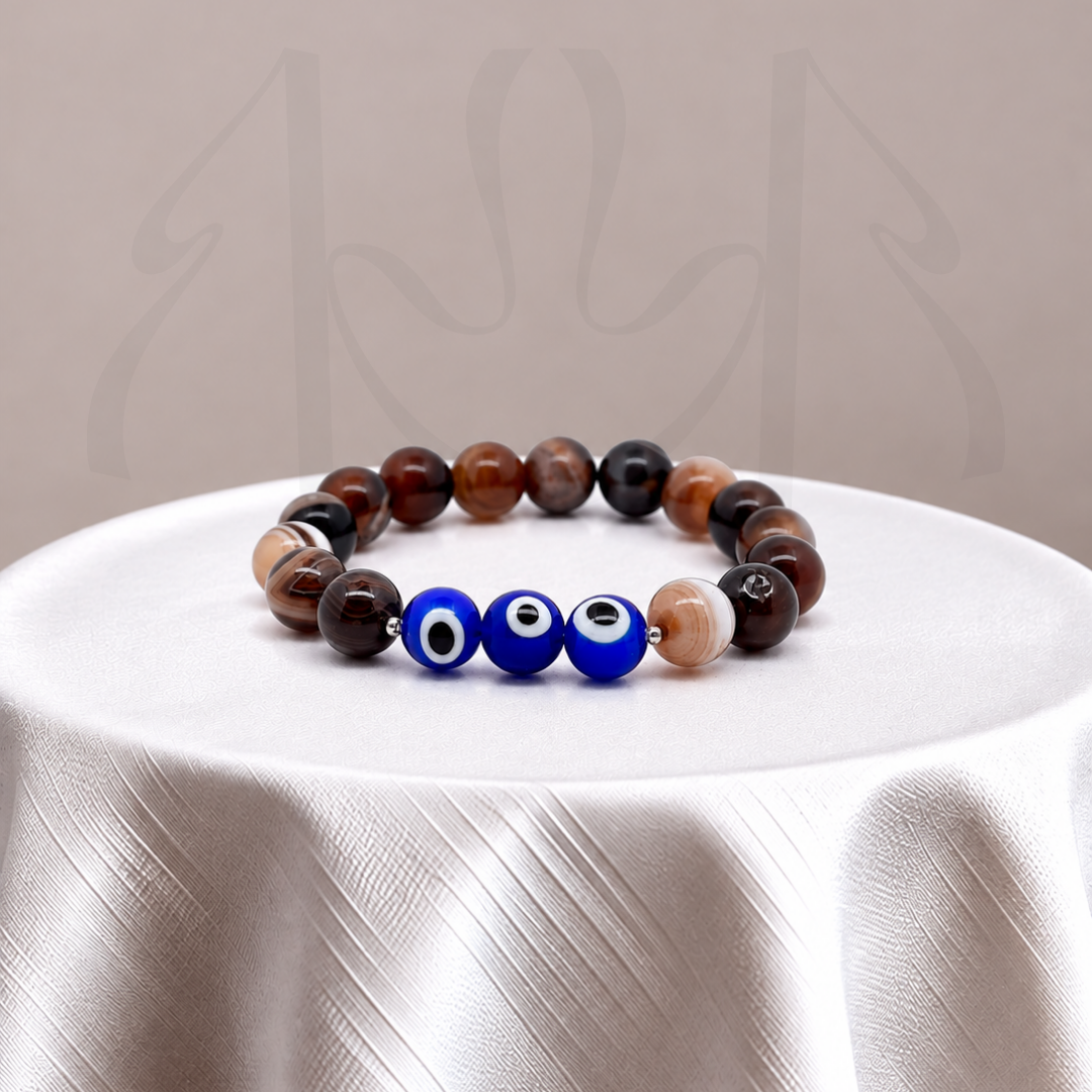 Reverse Evil Eye Mixel Crystal Bracelet Mixel