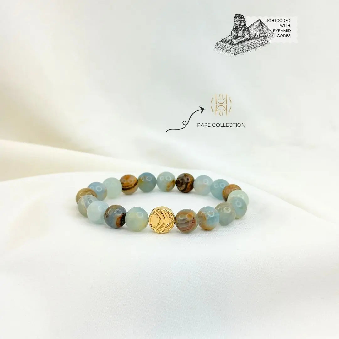 Blue Aragonite Bracelet