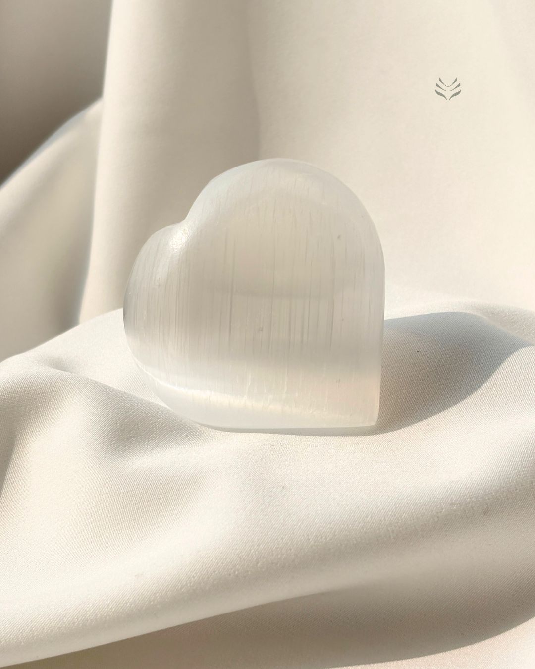 Selenite Heart
