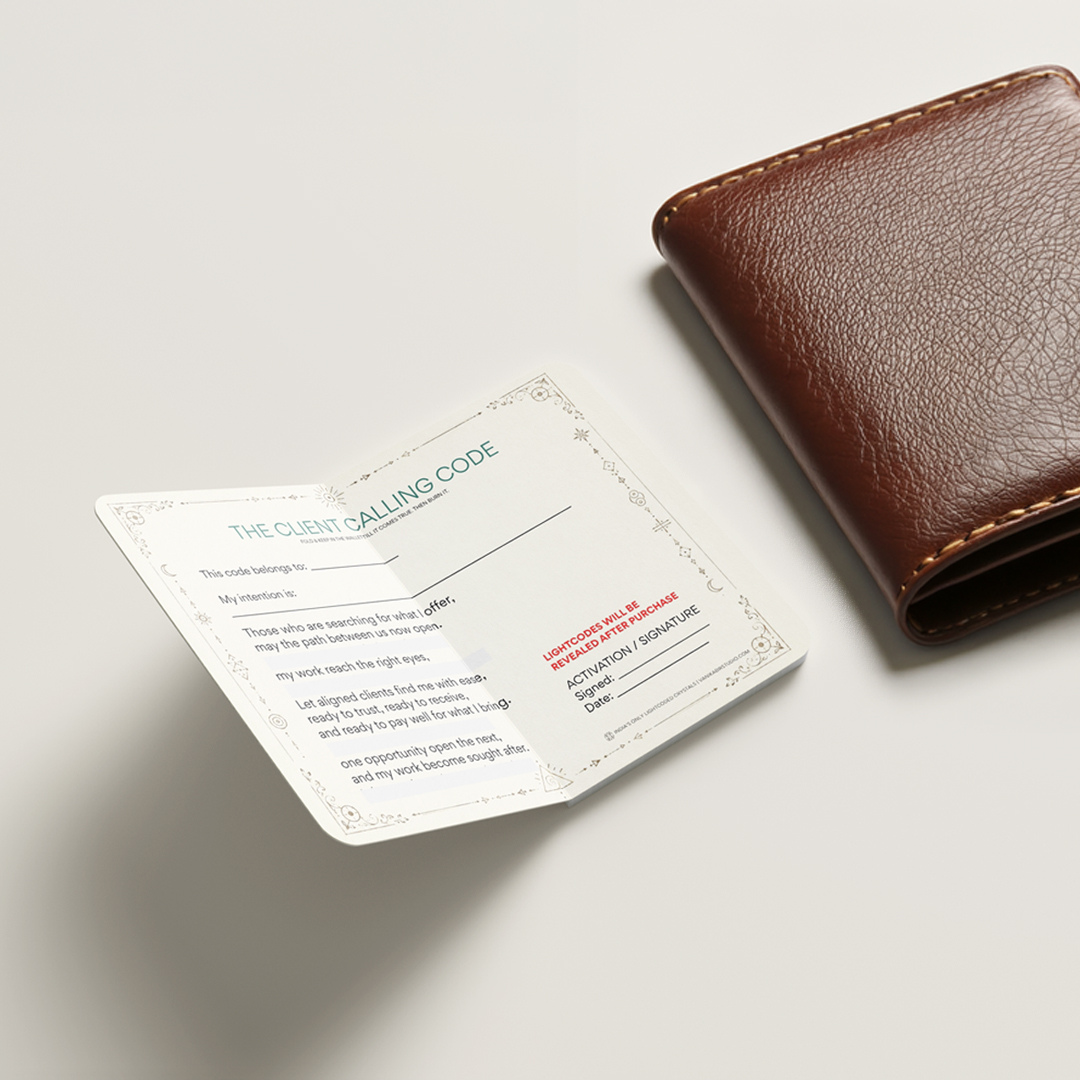 The Client Calling Code Wallet Foldable (Copy) E studio