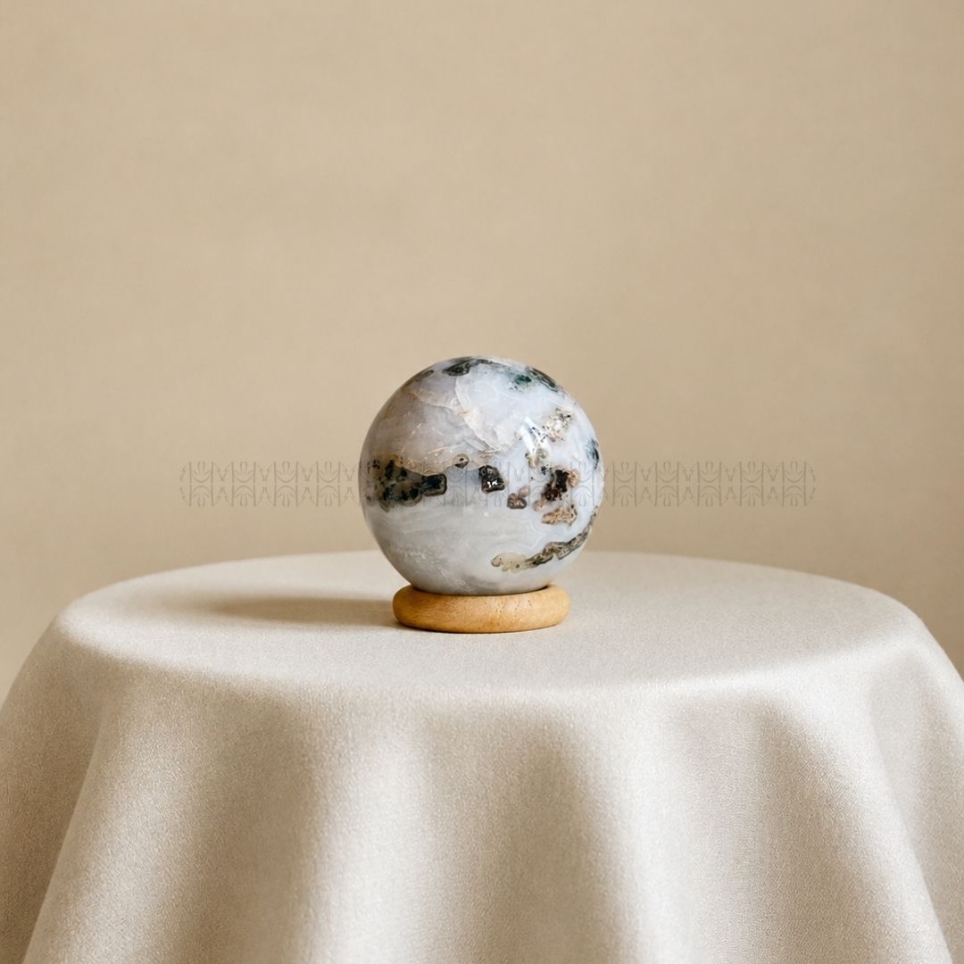 Tree Agate Sphere Crystal Sphere