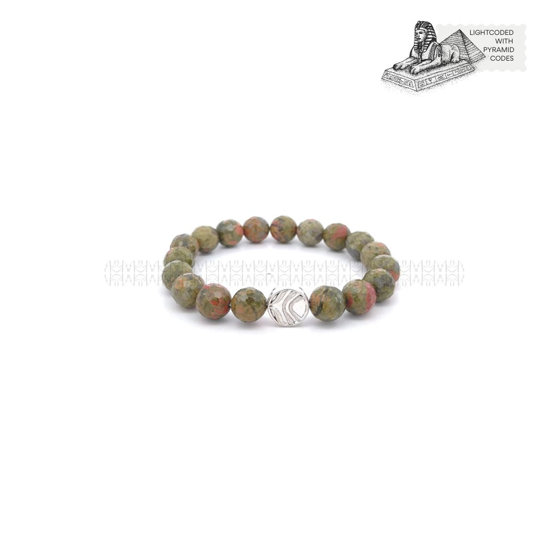 Love And Wealth Unakite Bracelet