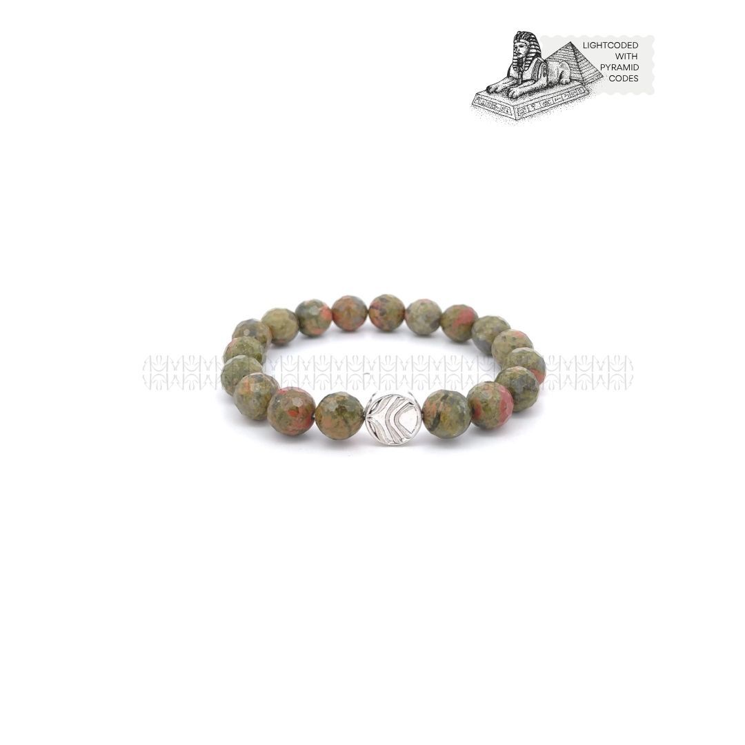 Love And Wealth Unakite Bracelet