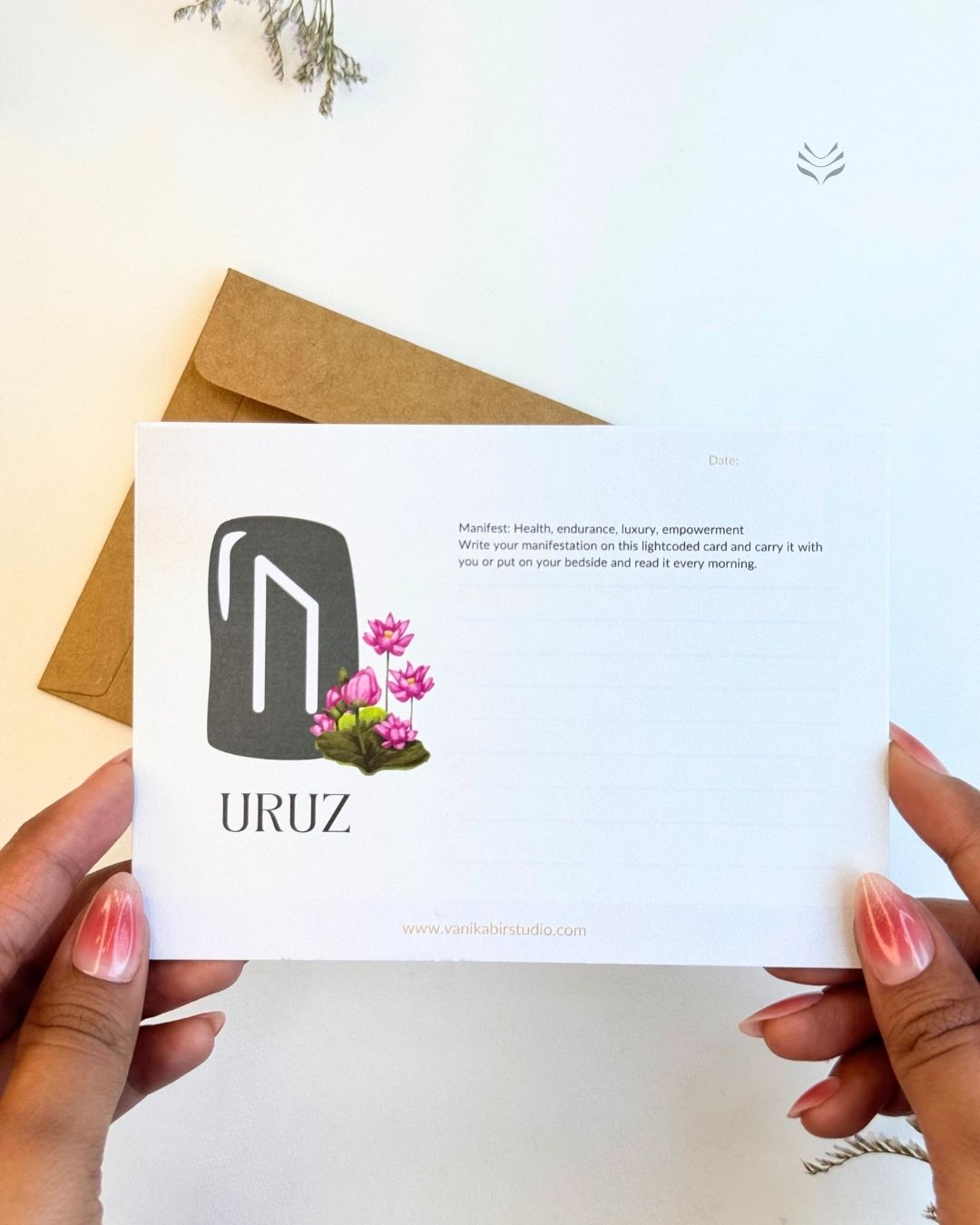 Uruz- For Material Manifestation (Rune Manifestation Card)