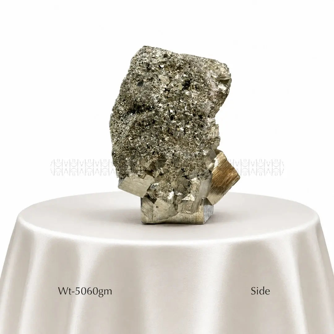 Wealth Attractor Peruvian Iron Pyrite Cluster #4