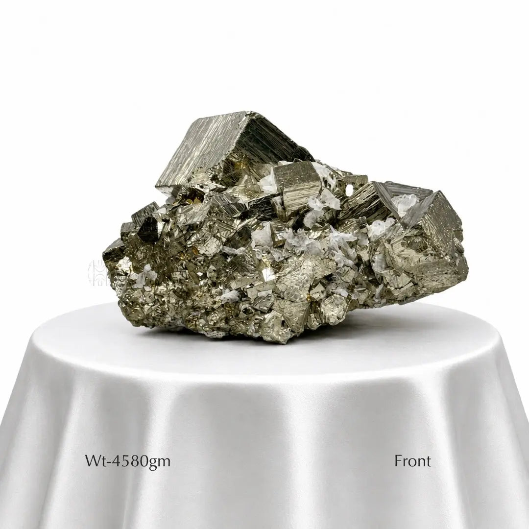 Wealth Attractor Peruvian Iron Pyrite Cluster #8