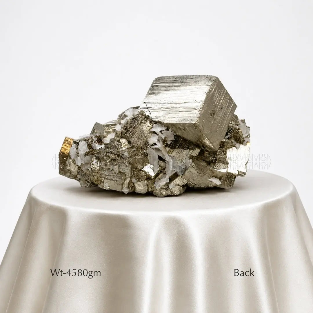 Wealth Attractor Peruvian Iron Pyrite Cluster #8