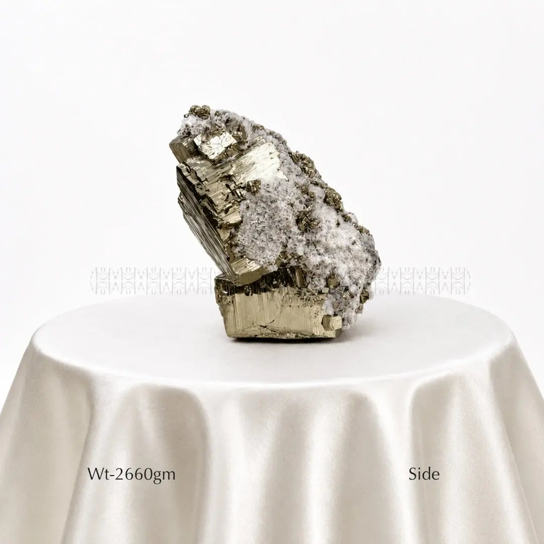 Wealth Attractor Peruvian Iron Pyrite Cluster #9