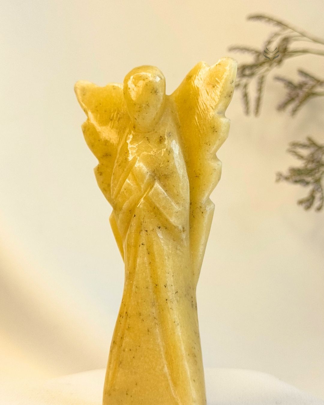 Yellow Calcite Angel