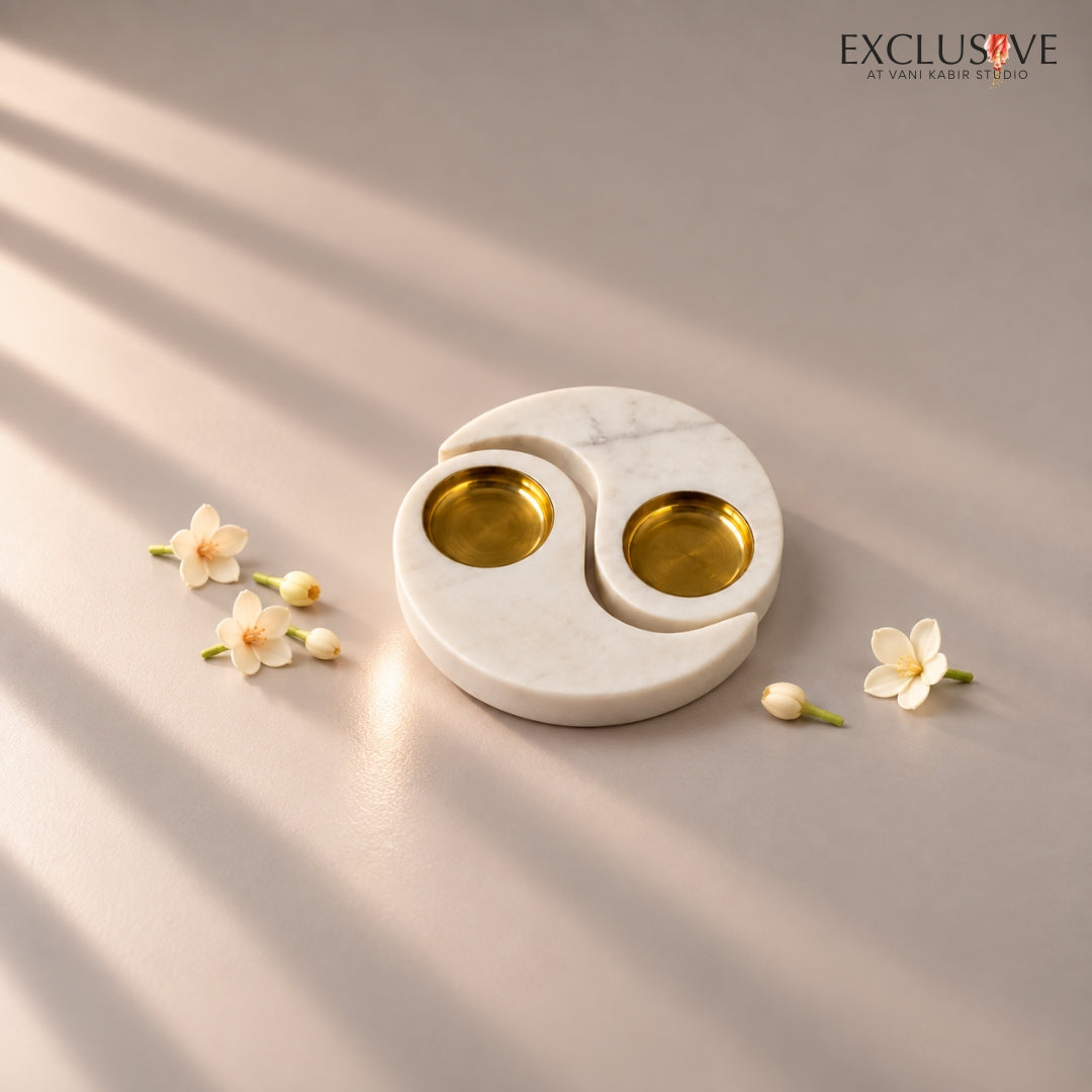 Yin Yang Tea Light Holder