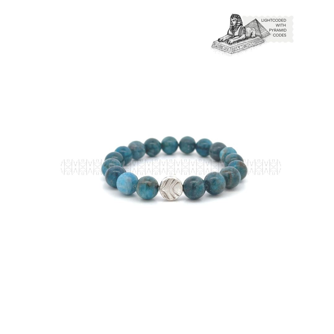 Ambition And Confidence Blue Apatite Bracelet