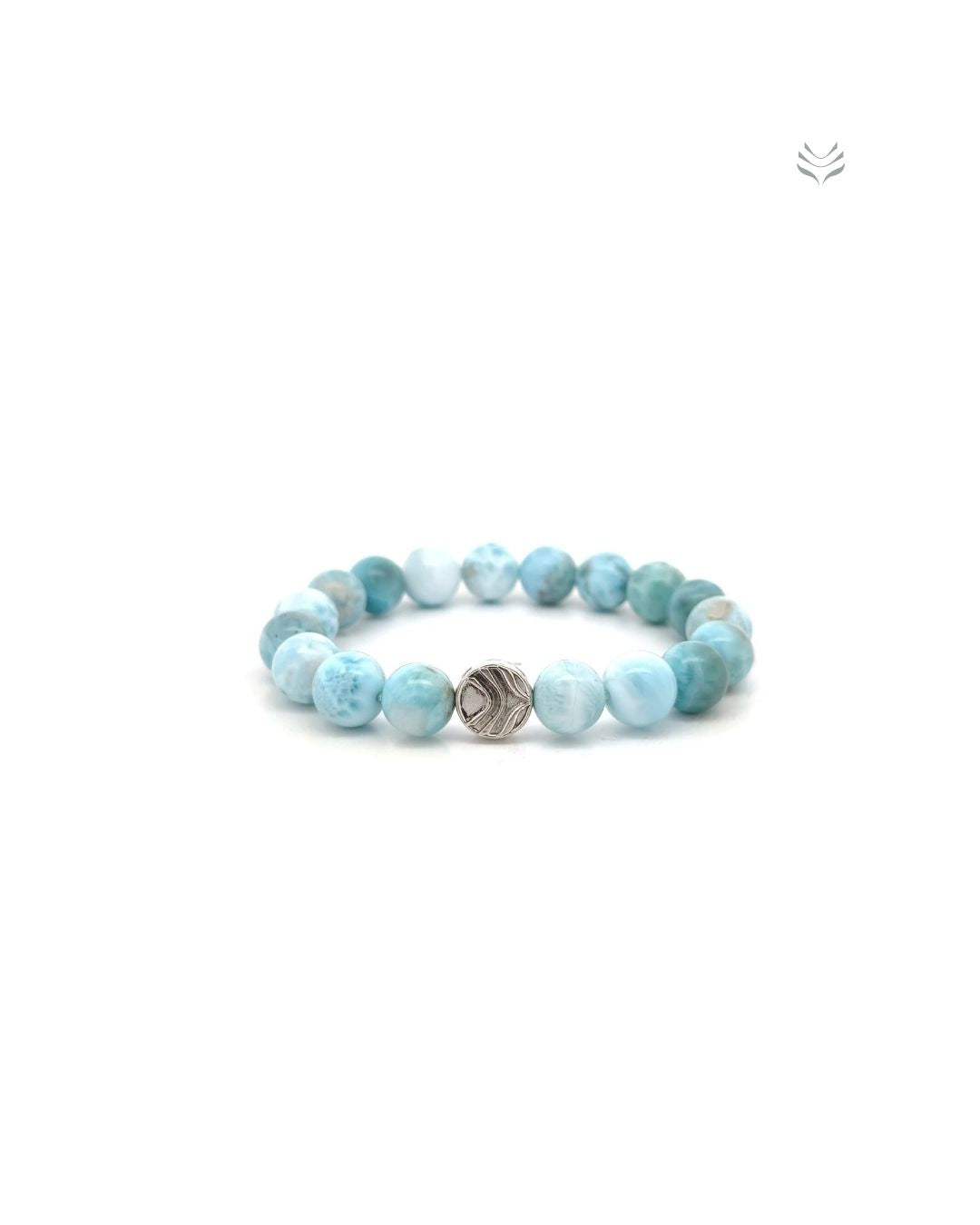 Clear Ancestral Trauma Larimar Bracelet