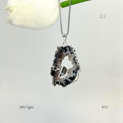 Anti Betrayal Geode Pendant