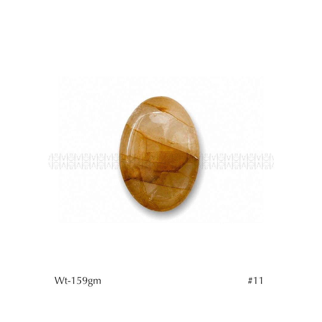 Miracle Creator Golden Healer Palm Stone