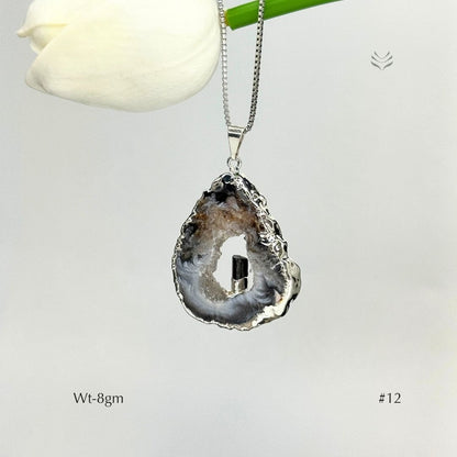 Anti Betrayal Geode Pendant