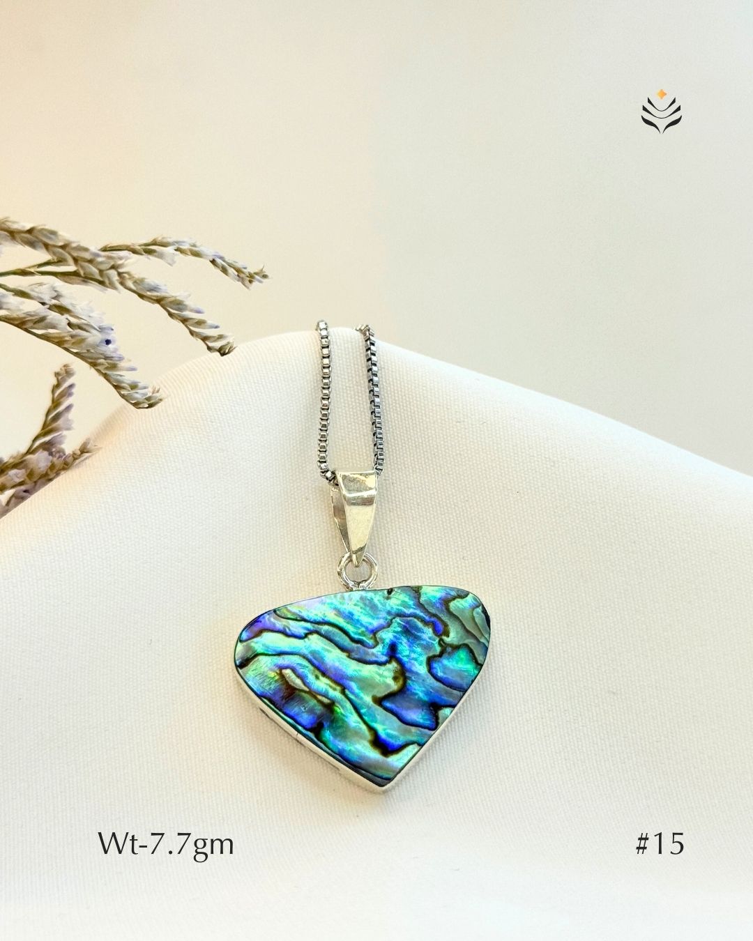 Calmora Abalone Shell Pendant 