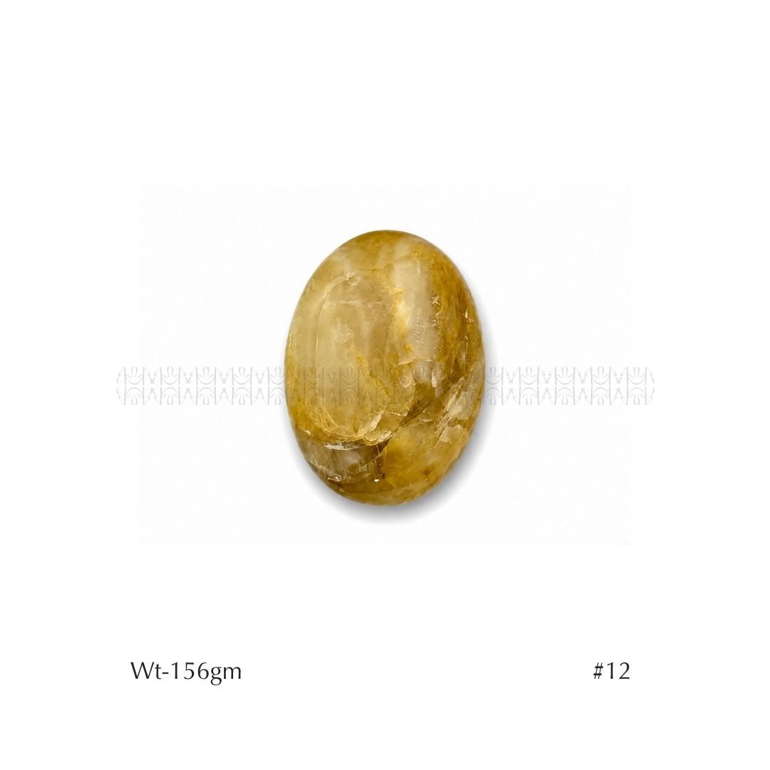 Miracle Creator Golden Healer Palm Stone