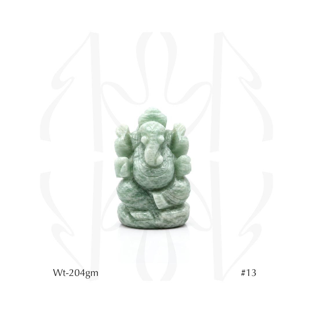 Amazonite Ganesha  Idol