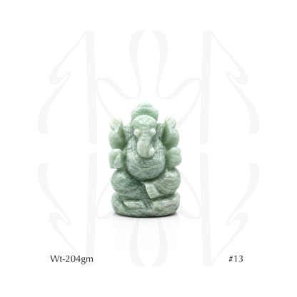 Amazonite Ganesha  Idol