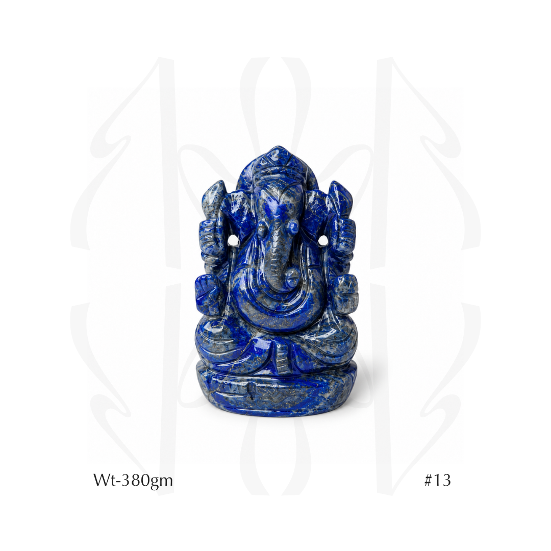 Lapis Lazuli Ganesha  Idol