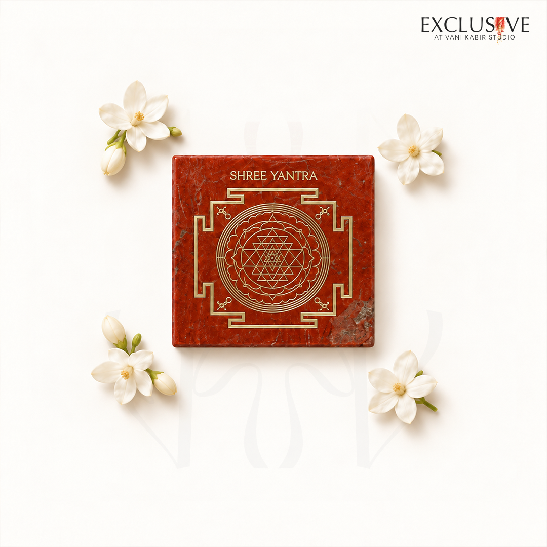 Red Jasper Shree Yantra 