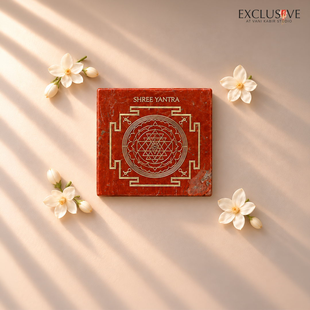 Red Jasper Shree Yantra 