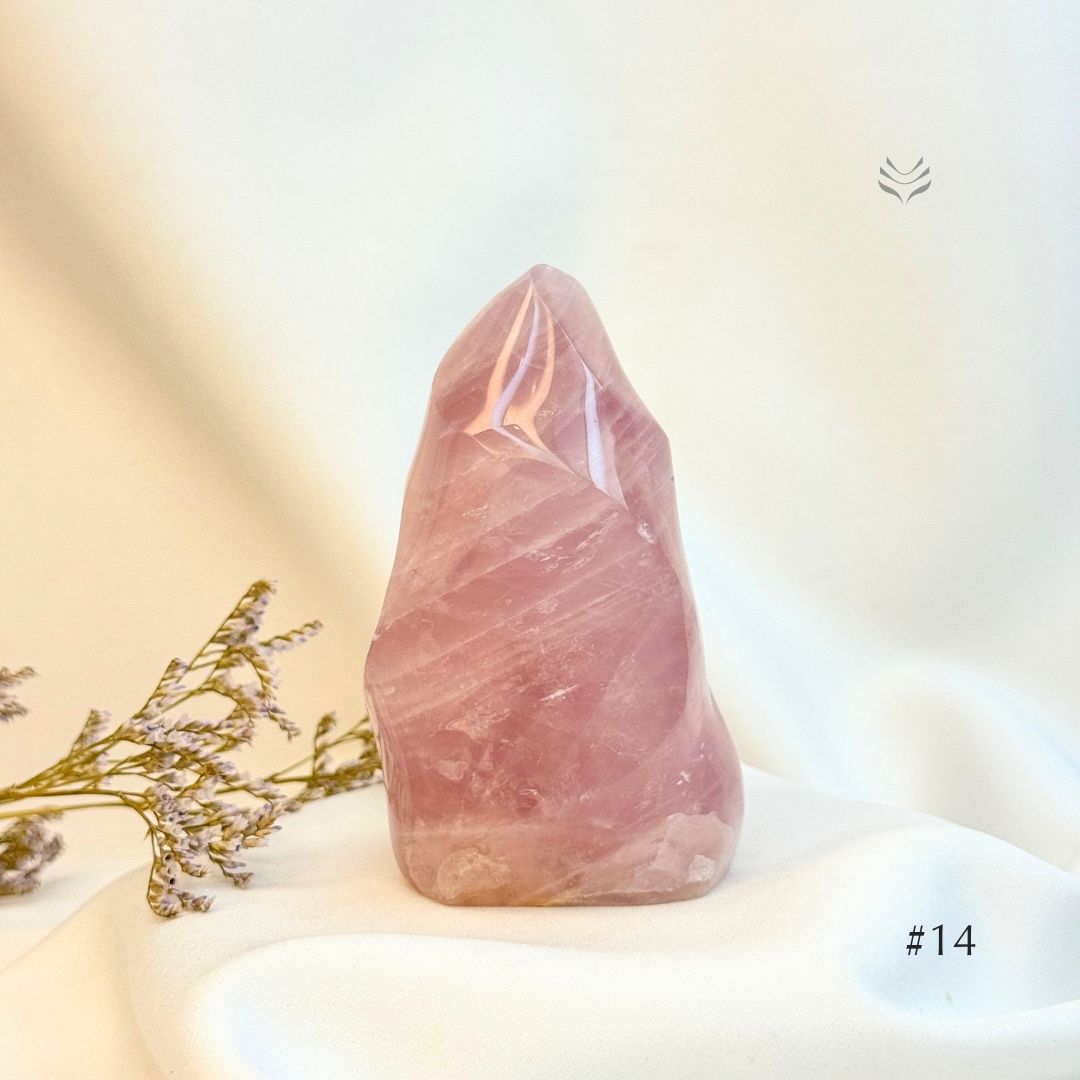 Be Loved Rose Quartz Flame