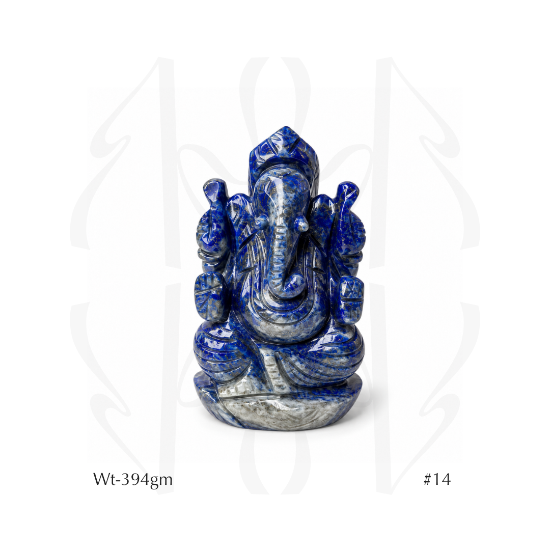 Lapis Lazuli Ganesha  Idol