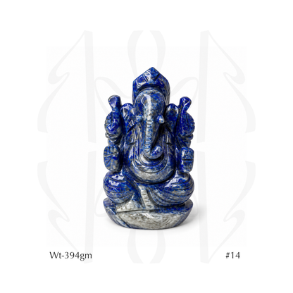 Lapis Lazuli Ganesha  Idol