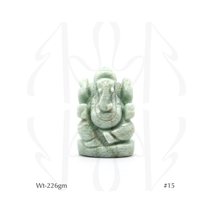 Amazonite Ganesha  Idol