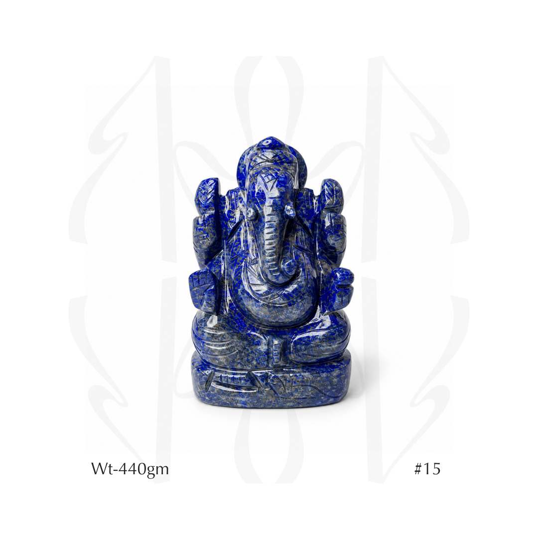 Lapis Lazuli Ganesha  Idol