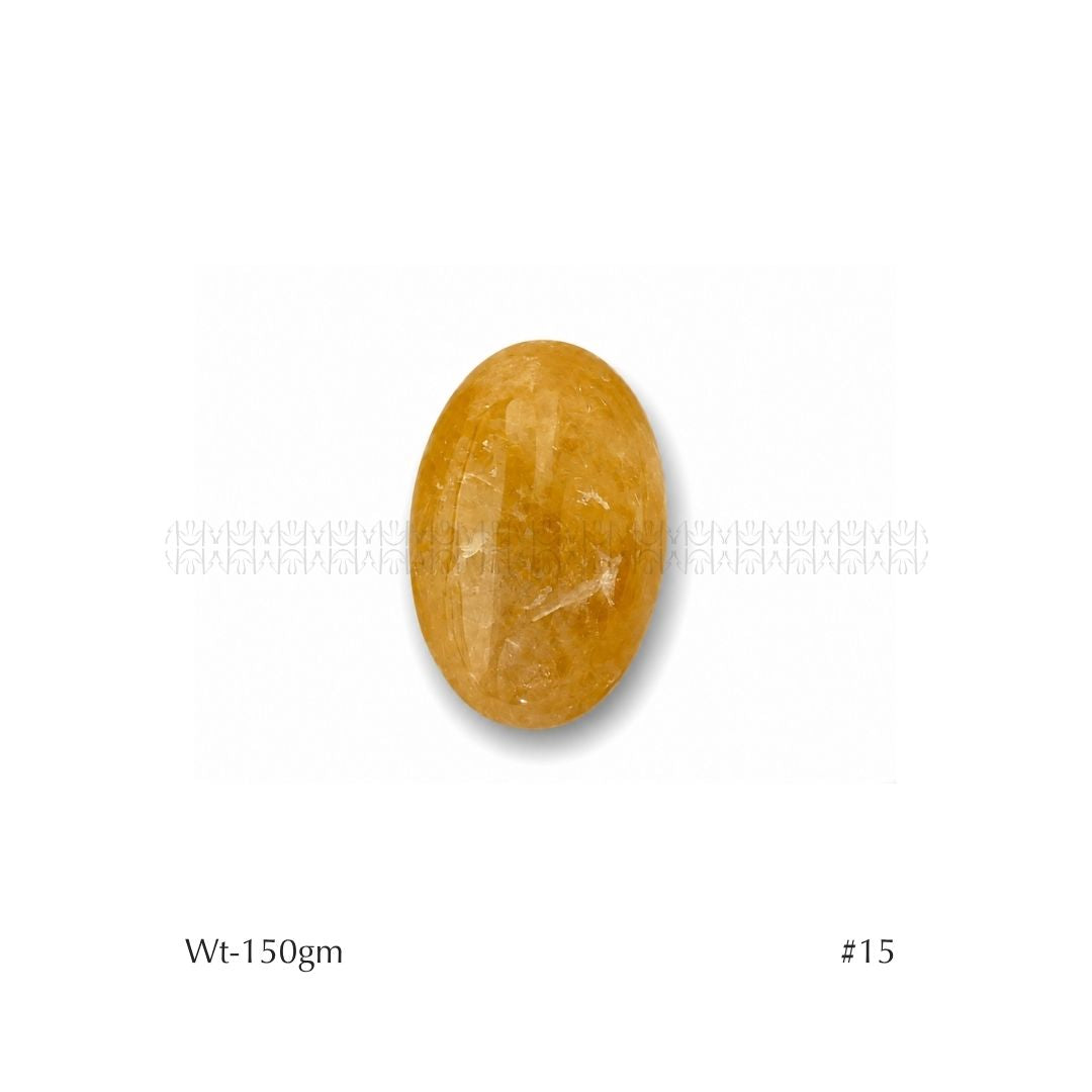 Miracle Creator Golden Healer Palm Stone