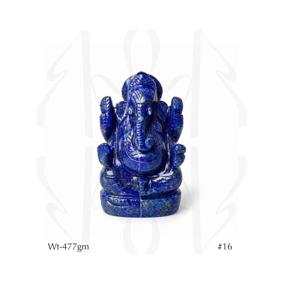 Lapis Lazuli Ganesha  Idol