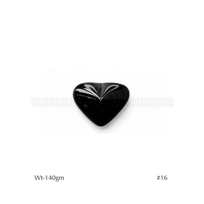 Rainbow Black Obsidian Hearts