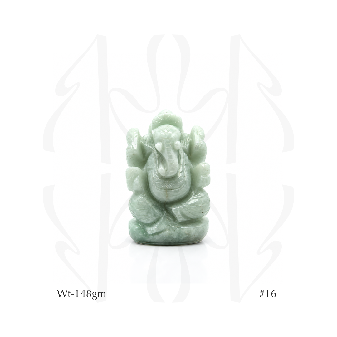 Amazonite Ganesha  Idol