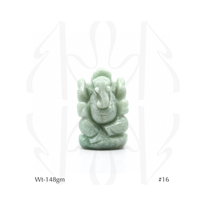 Amazonite Ganesha  Idol