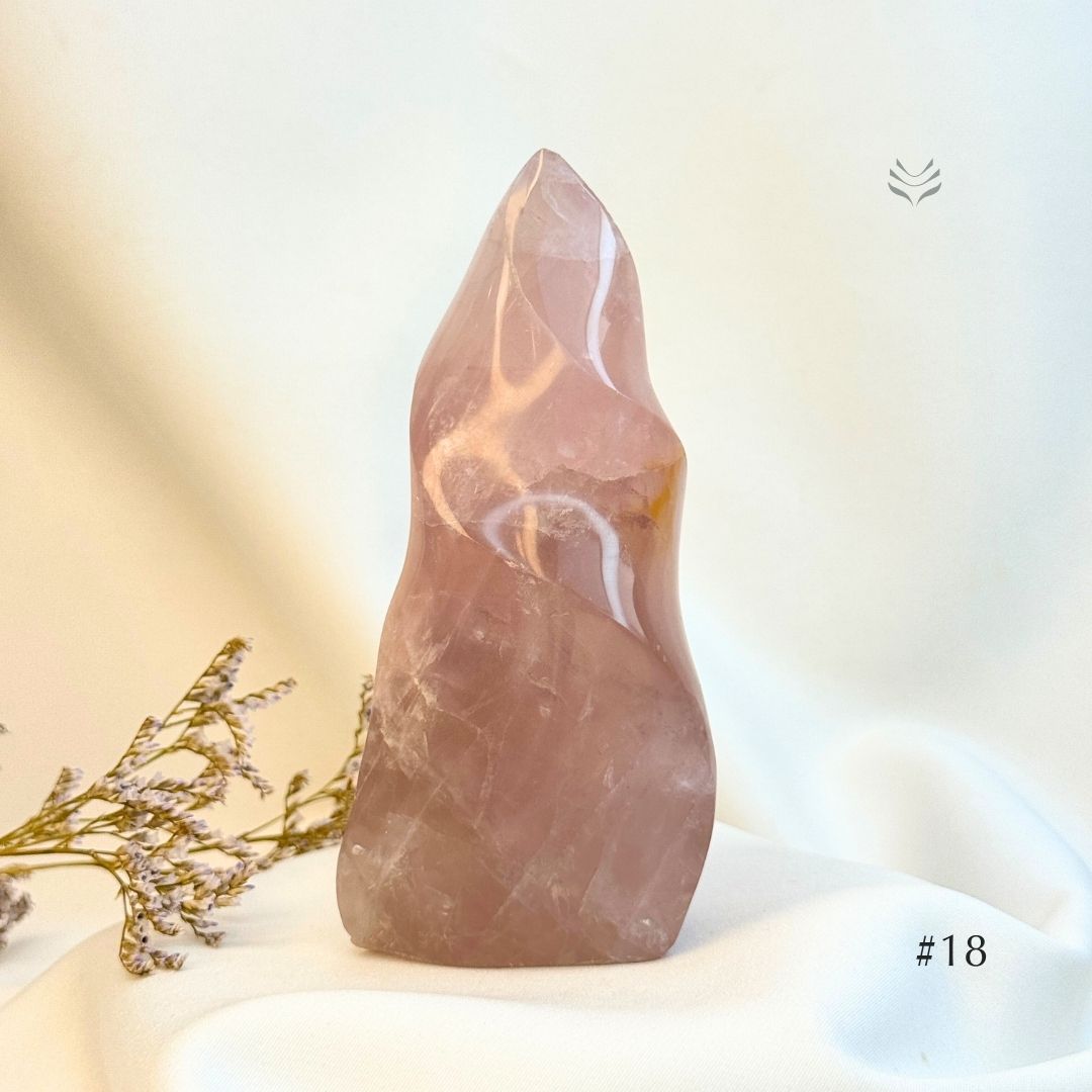 Be Loved Rose Quartz Flame
