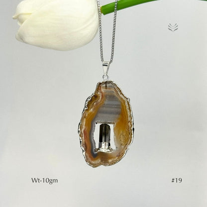 Anti Betrayal Geode Pendant