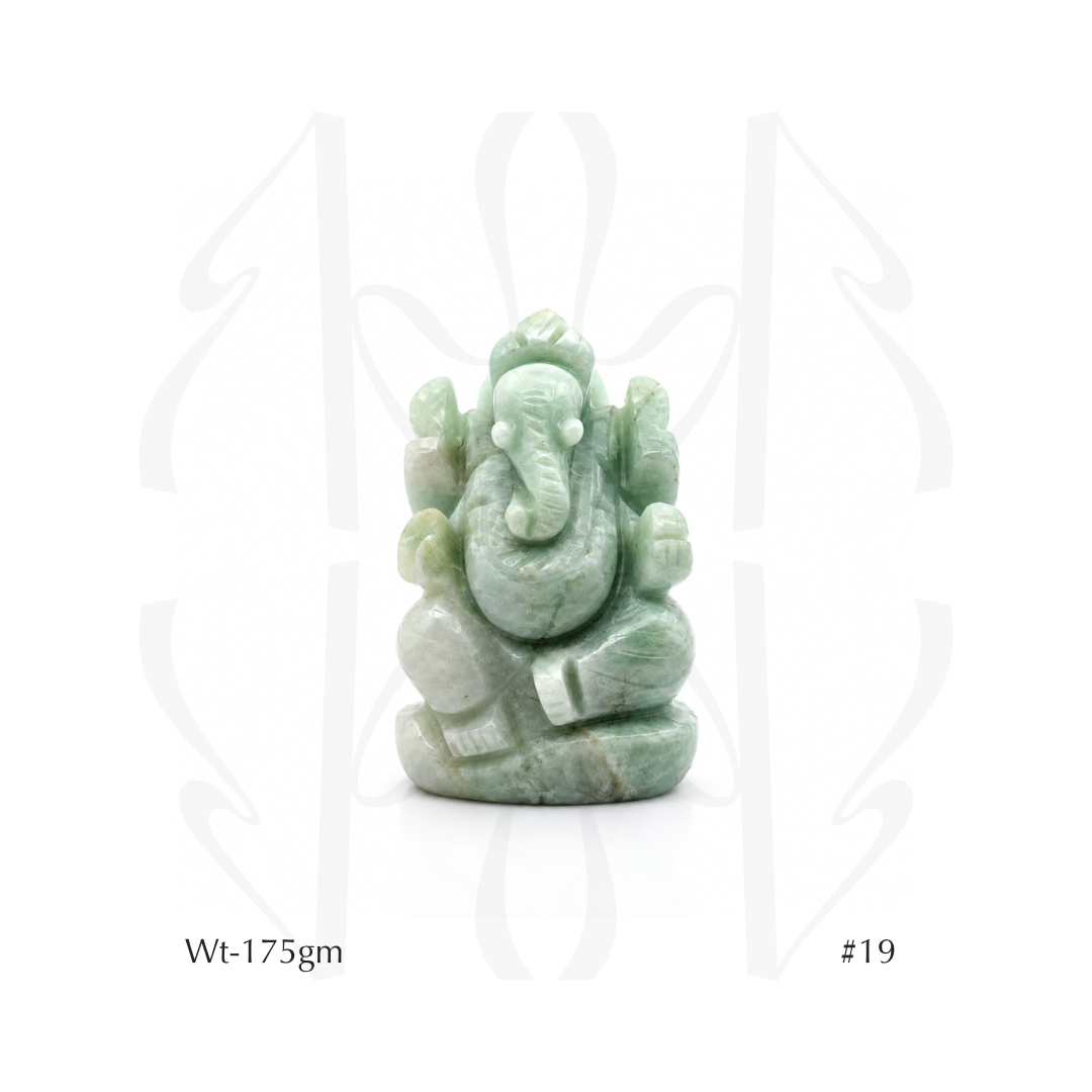 Amazonite Ganesha  Idol