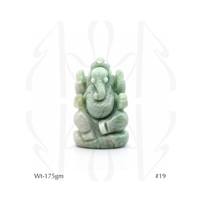 Amazonite Ganesha  Idol