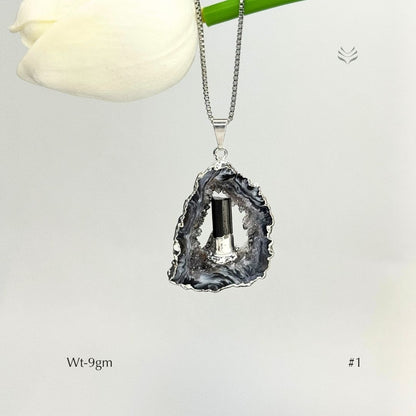 Anti Betrayal Geode Pendant