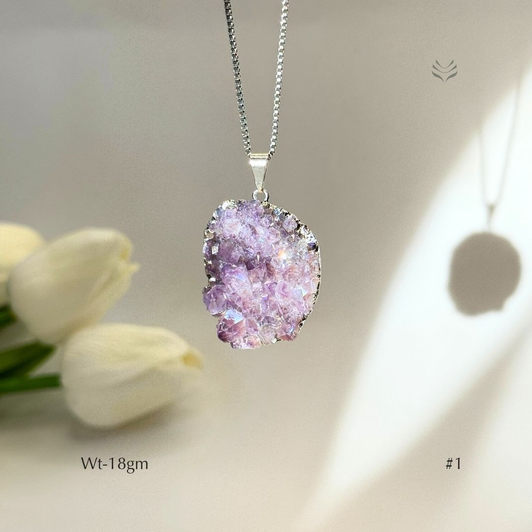 Rainbow Amethyst Pendant