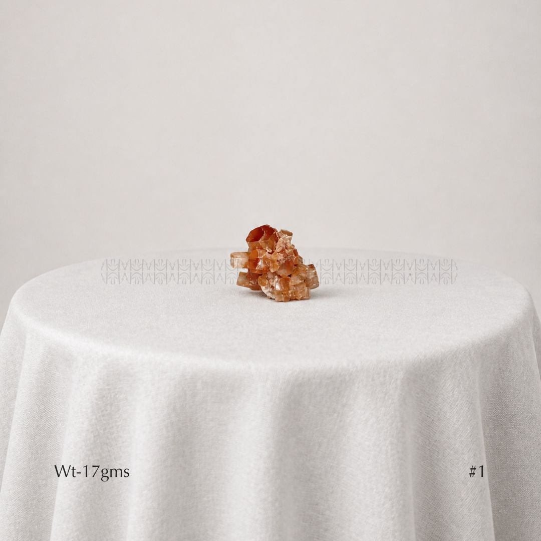 Red Comet Aragonite Cluster  Crystal Cluster