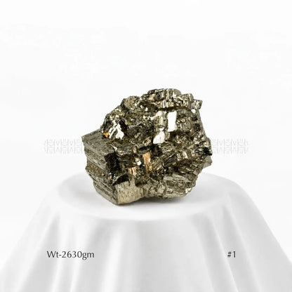 Wealth Attractor Peruvian Iron Pyrite Cluster
