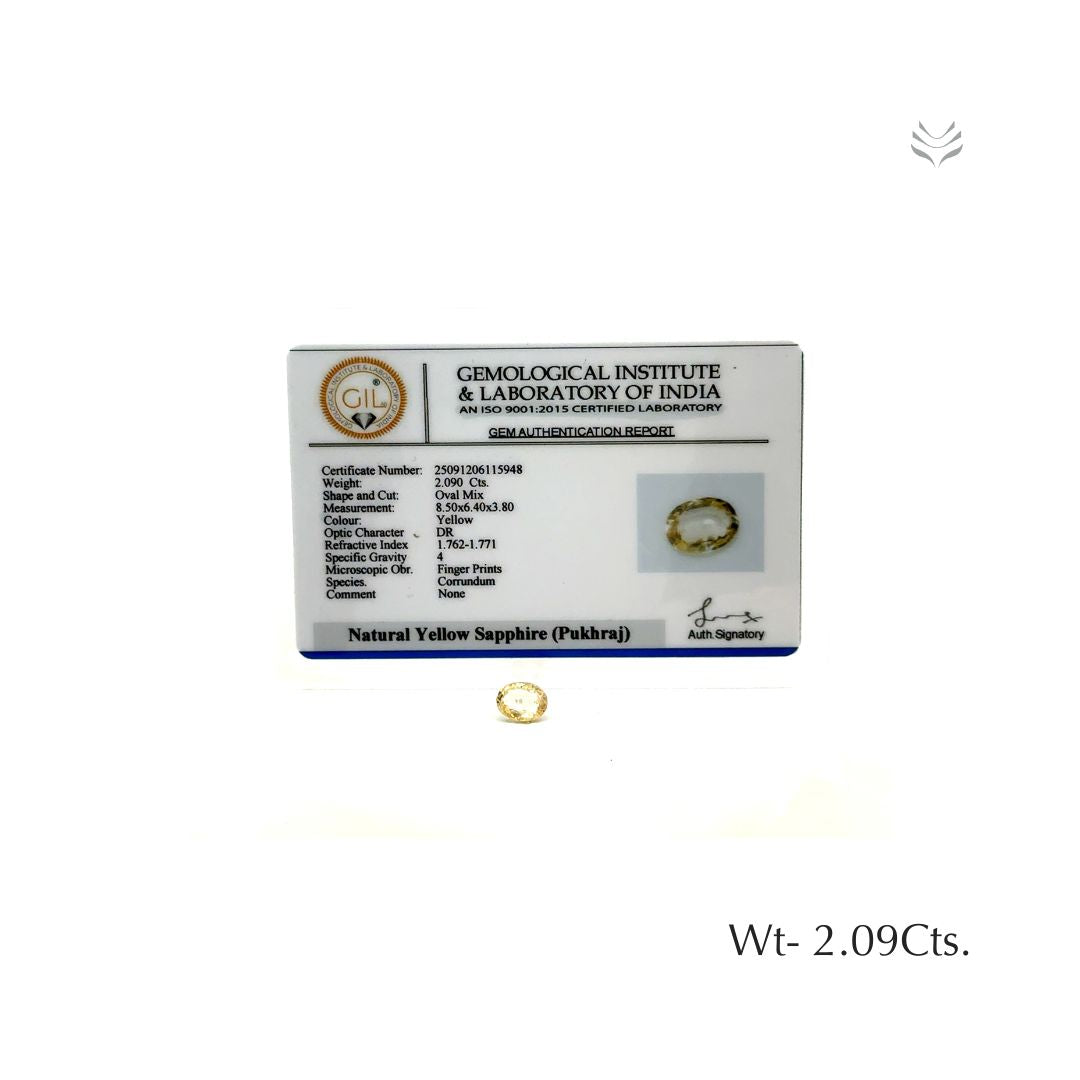 Yellow Sapphire - 2.09 Ct