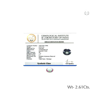 Synthetic Glass - 2.61 Ct