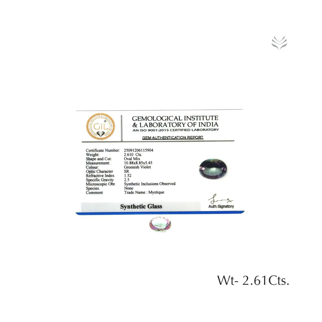 Synthetic Glass - 2.61 Ct