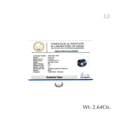 Synthetic Glass - 2.64 Ct